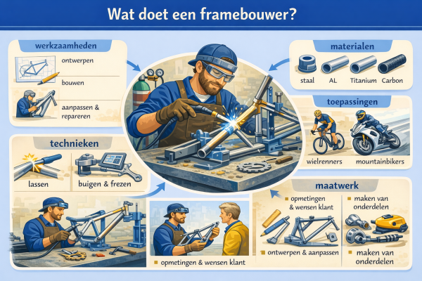 Alles over het beroep framebouwer Wat doet een framebouwer